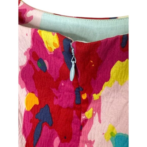 Plenty Dresses by Tracy Reese Watercolor Floral Sleeveless Shift Dress Size 4 - Picture 4 of 10